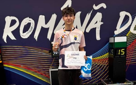 Eduard Cebuc, bronce en Rumanía // Foto cedida